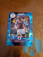 2021-22 Panini Prizm Cracked Blue Ice Prizm Ashley Young 55/75 Premier League